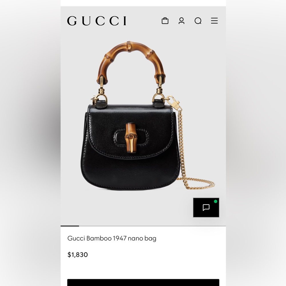 Mini Gucci bag